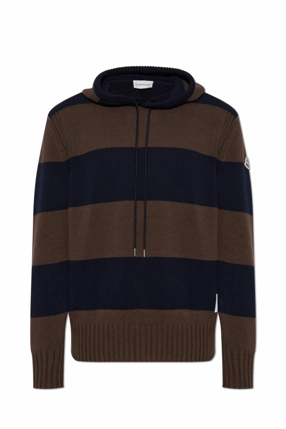 Moncler BRĄZOWY Sweter z kapturem
