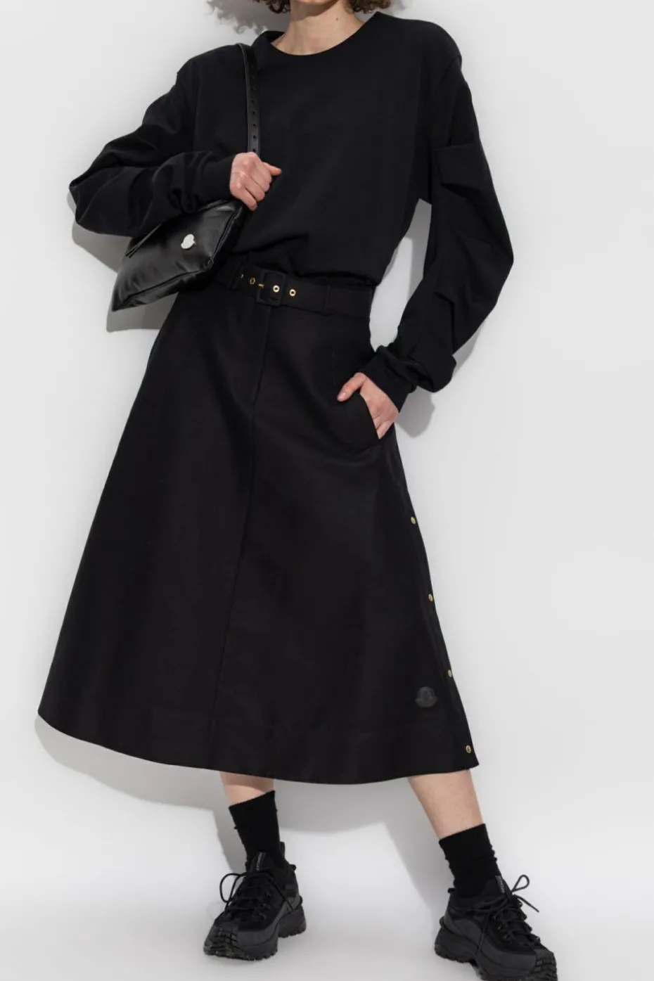 Moncler CZARNY Bawełniana bluza