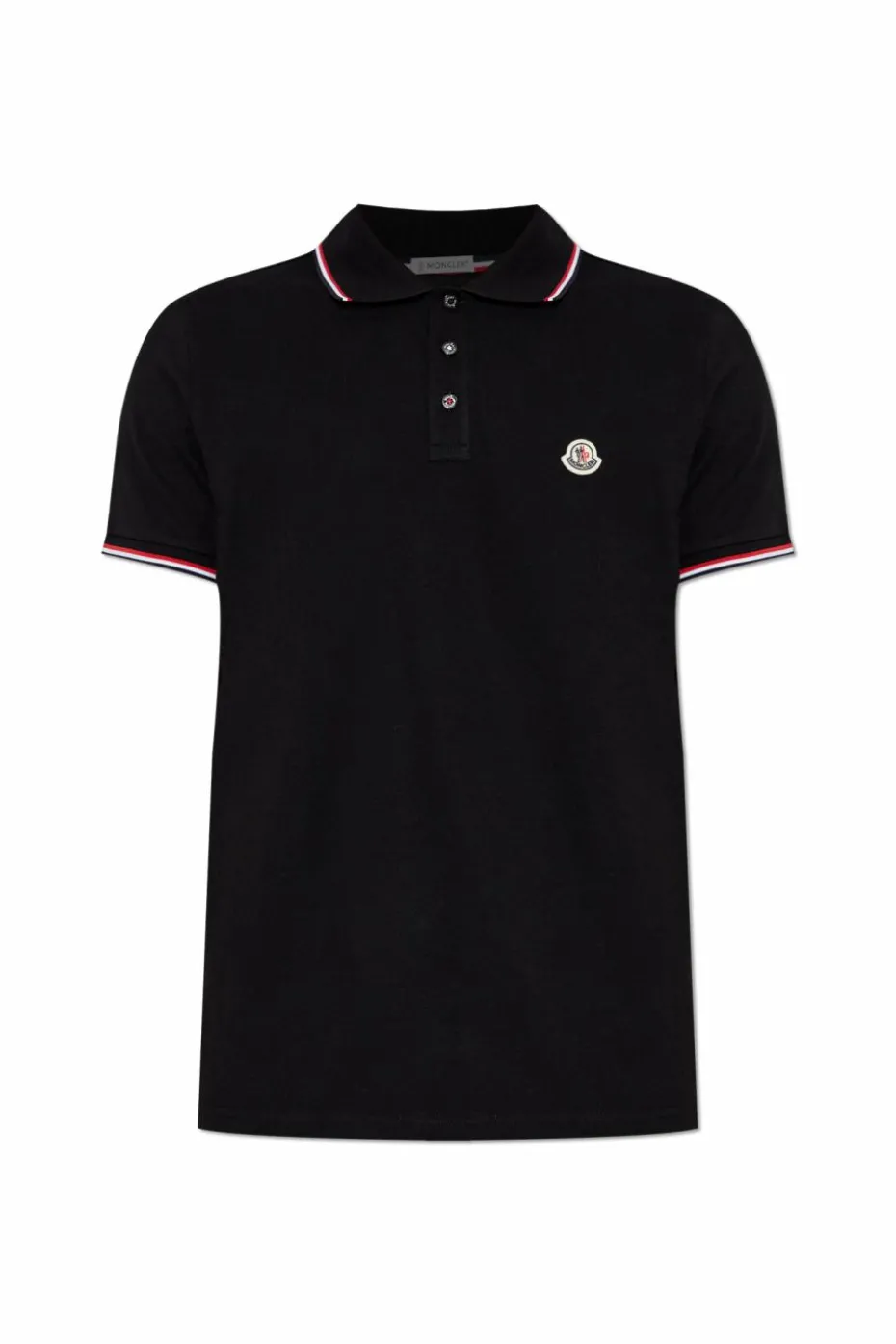 Moncler CZARNY Bawełniane polo