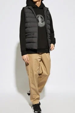 Moncler CZARNY Bluza z kapturem