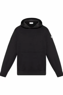 Moncler CZARNY Bluza z kapturem