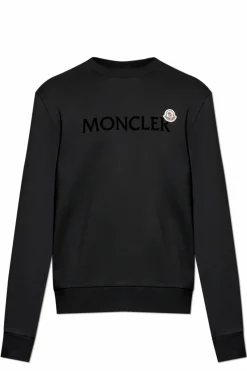 Moncler CZARNY Bluza z logo