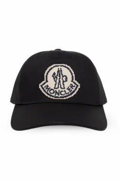Moncler CZARNY Czapka z daszkiem
