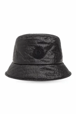 Moncler CZARNY Dwustronny kapelusz
