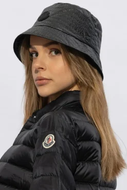 Moncler CZARNY Dwustronny kapelusz