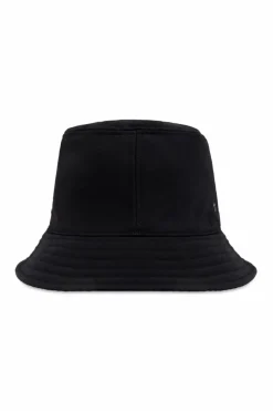 Moncler CZARNY Kapelusz z naszywką z logo