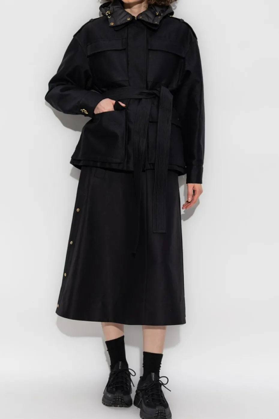 Moncler CZARNY Kurtka `Essalois`