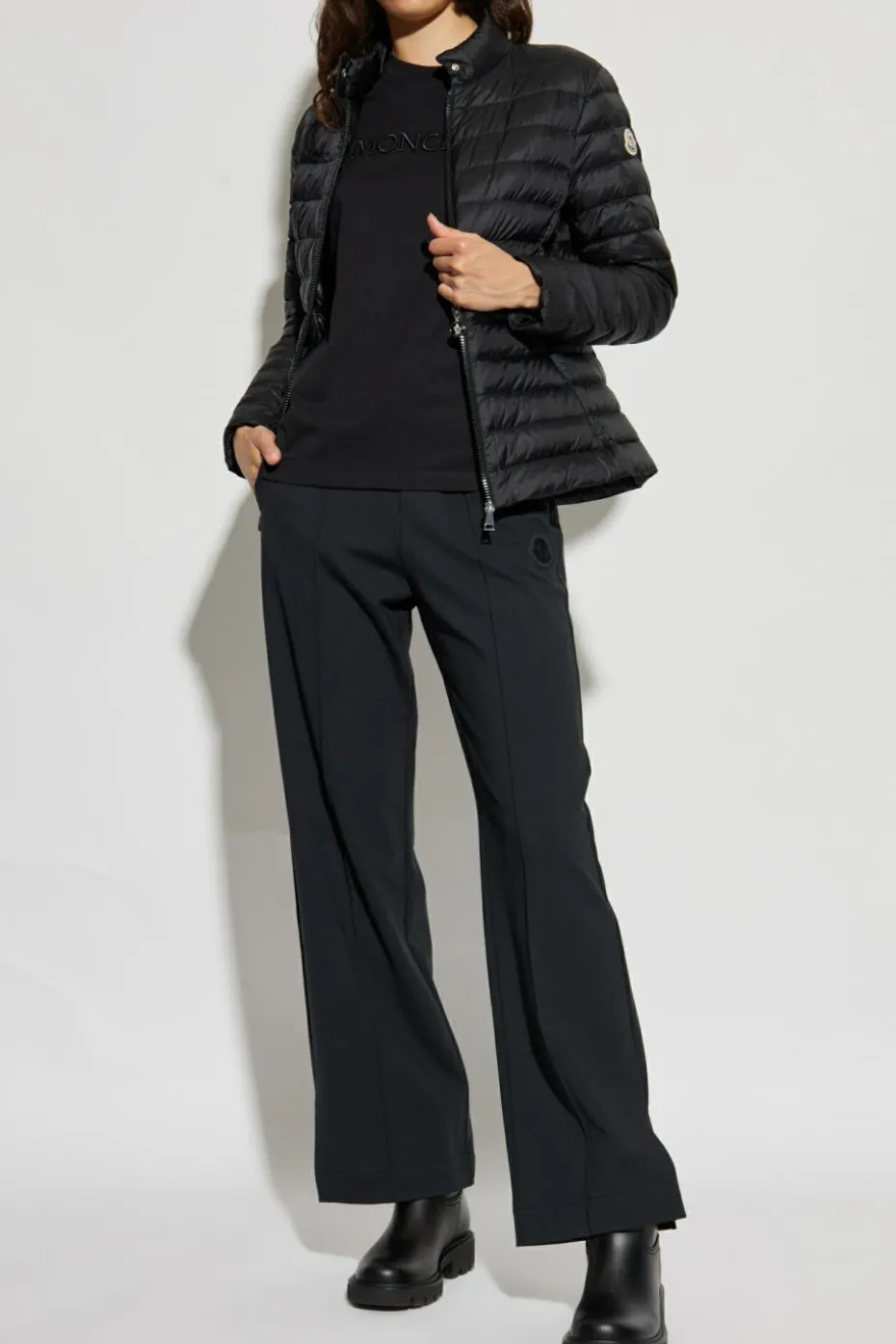 Moncler CZARNY Kurtka puchowa `Igle`