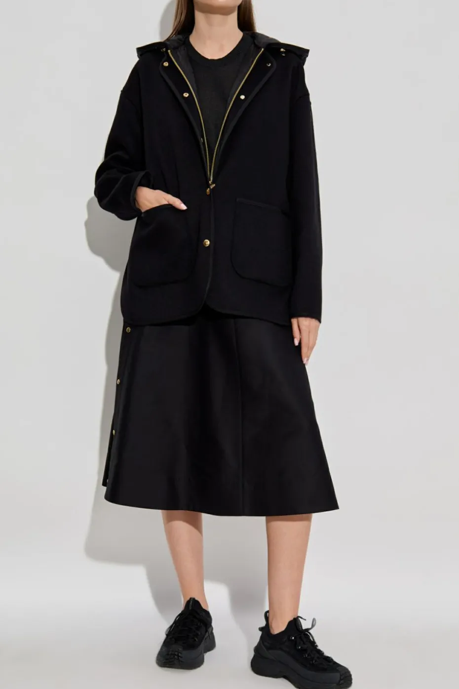Moncler CZARNY Kurtka `Reposse`