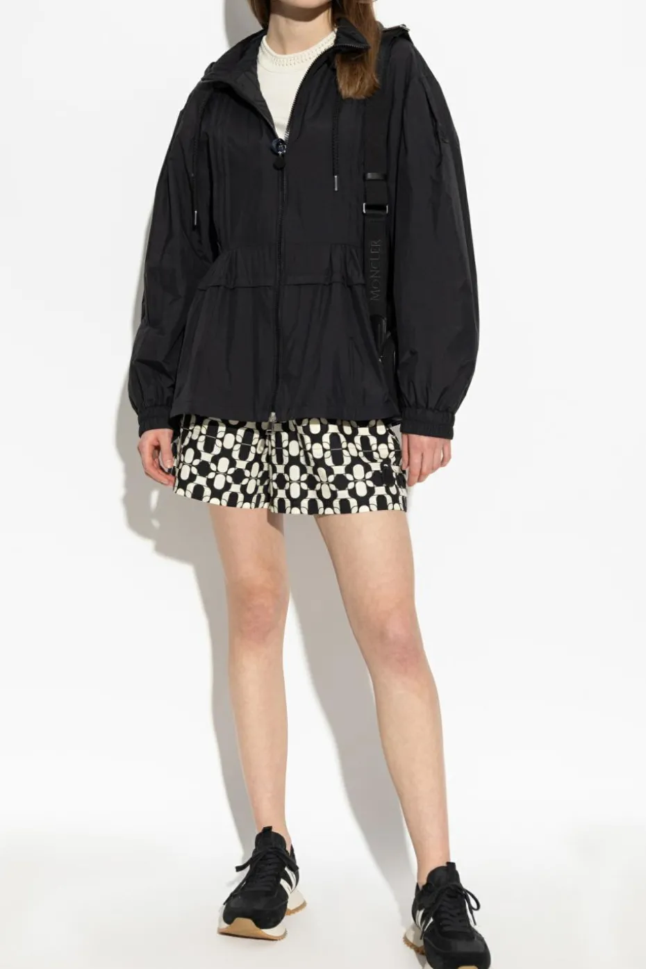 Moncler CZARNY Kurtka z kapturem `Vabre`