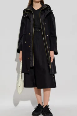 Moncler CZARNY Kurtka z kapturem