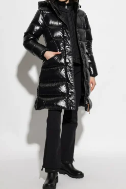 Moncler CZARNY Płaszcz puchowy `Bellevue`