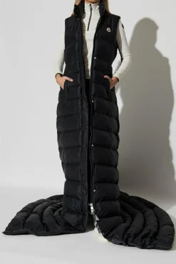 Moncler CZARNY Płaszcz puchowy `Verone` z kolekcji `RE/ICONS`