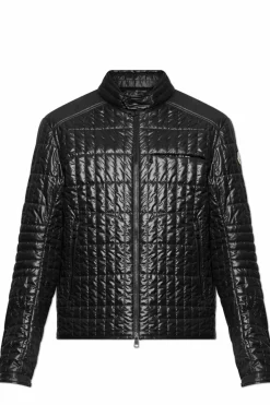 Moncler CZARNY Pikowana kurtka `Lasne`