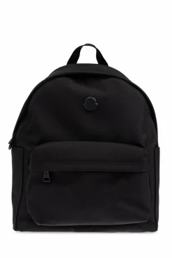 Moncler CZARNY Plecak z logo