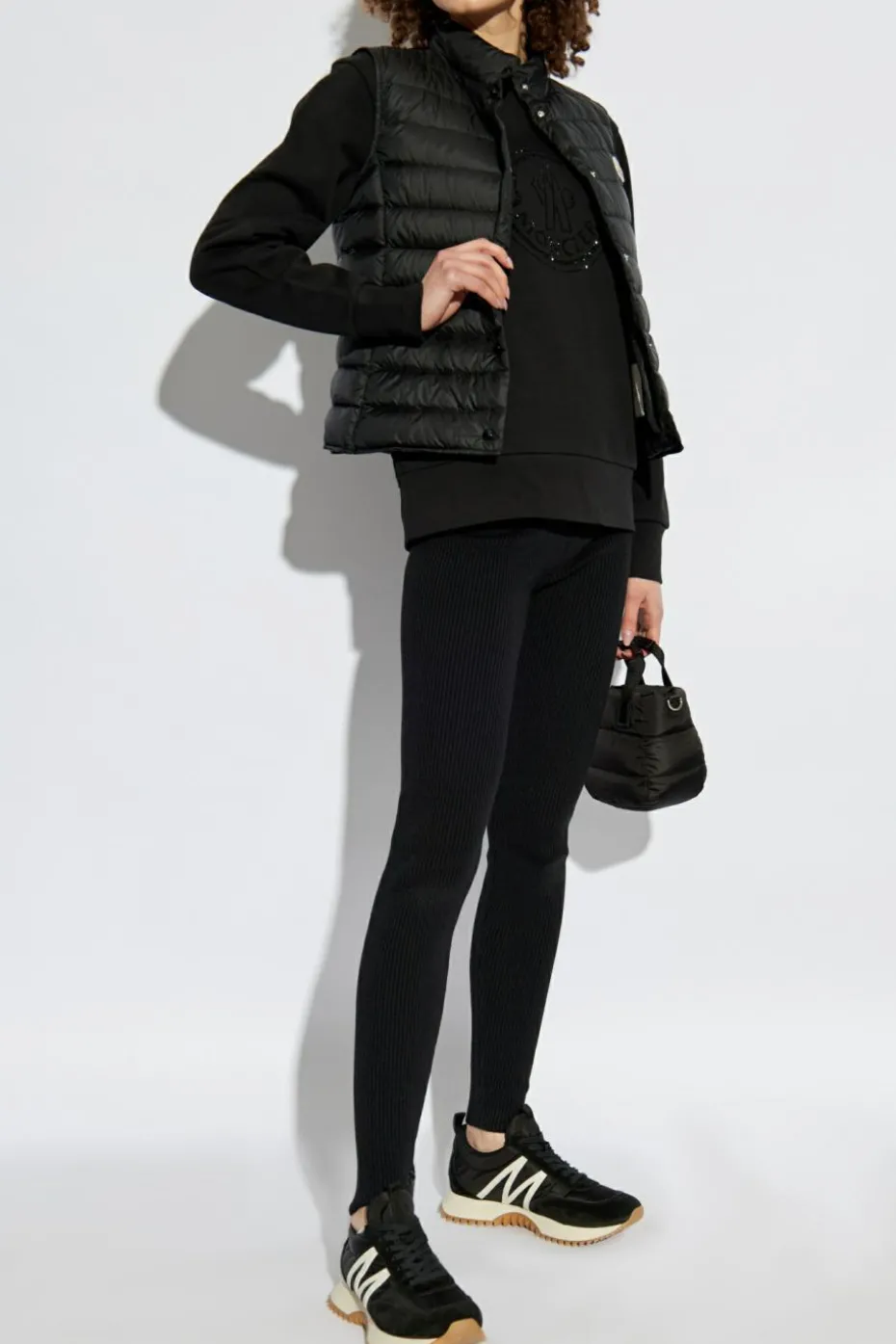 Moncler CZARNY Puchowa kamizelka `Liane`