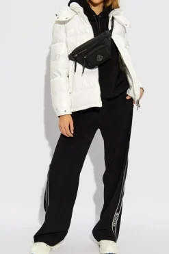 Moncler CZARNY Spodnie z lampasami