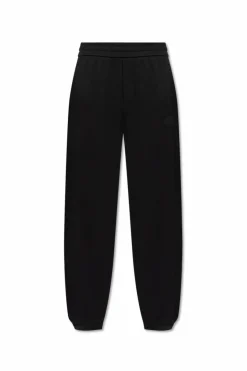 Moncler CZARNY Spodnie z logo