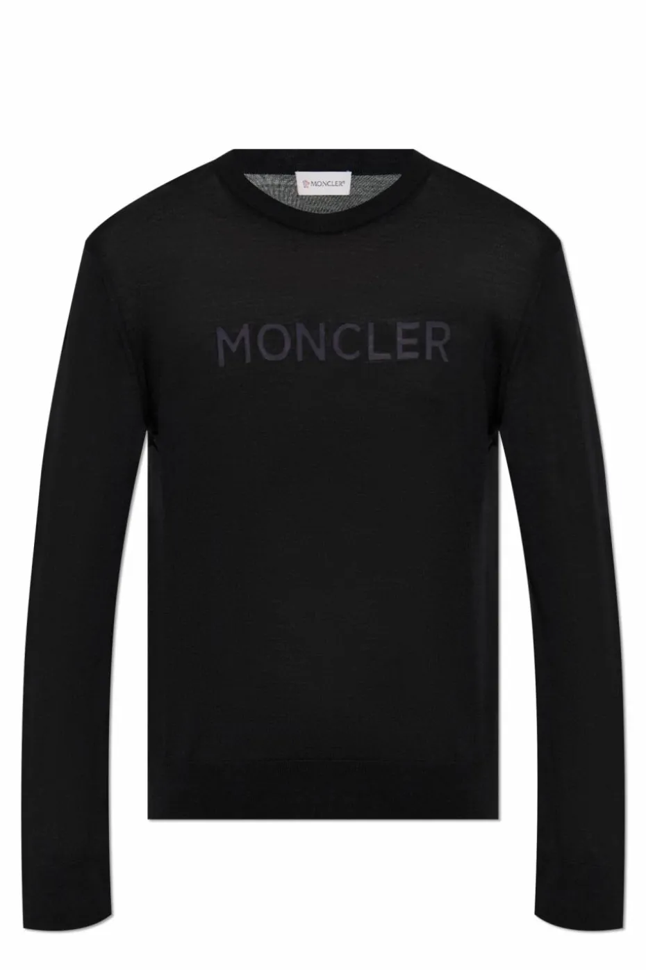 Moncler CZARNY Sweter z logo