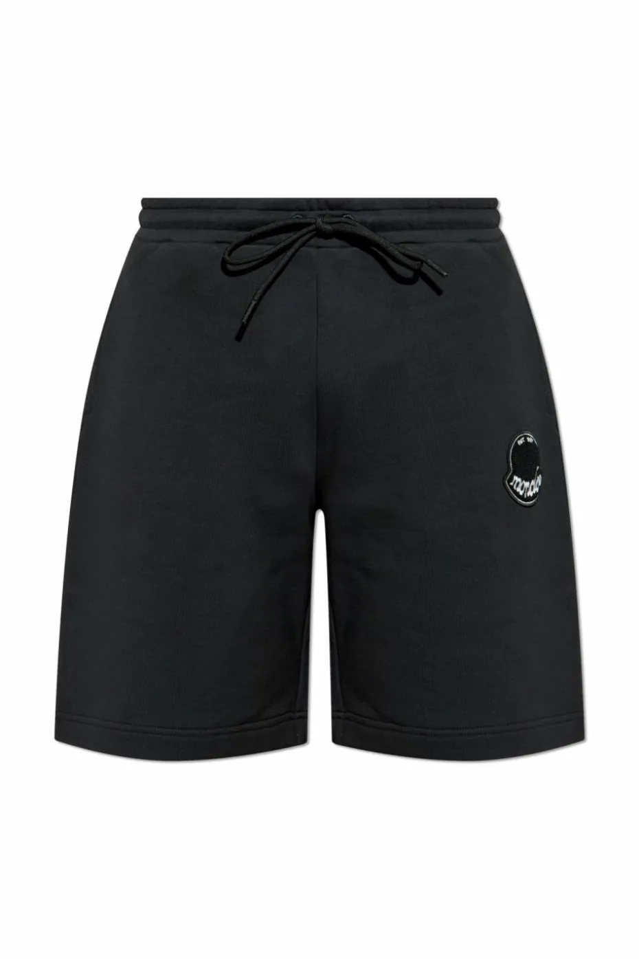 Moncler CZARNY Szorty z logo