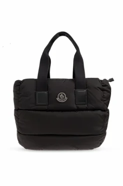 Moncler CZARNY Torba ‘Caradoc’ typu ‘shopper’