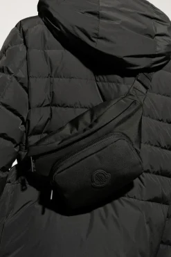 Moncler CZARNY Torba na pas ‘Durance’