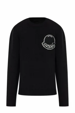 Moncler CZARNY Wełniany sweter