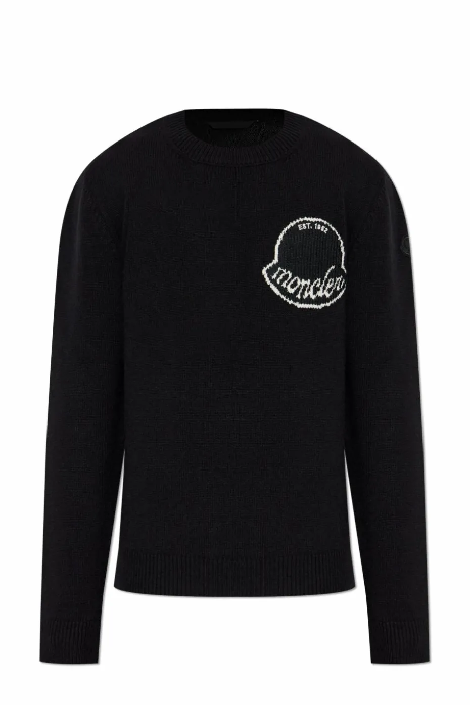 Moncler CZARNY Wełniany sweter