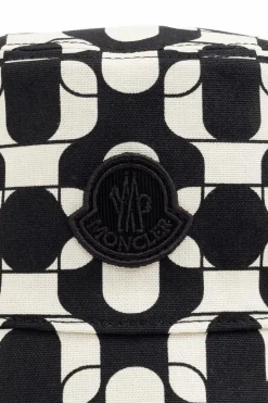Moncler CZARNY Wzorzysty kapelusz