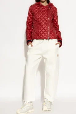 Moncler CZERWONY Puchowa kurtka `Corbelin`