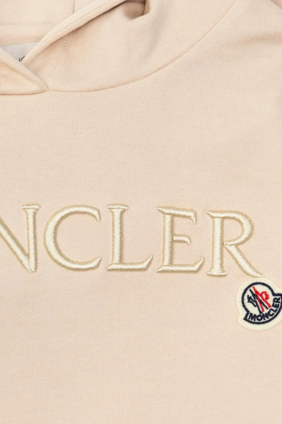 Moncler Enfant beżowy Bluza z logo