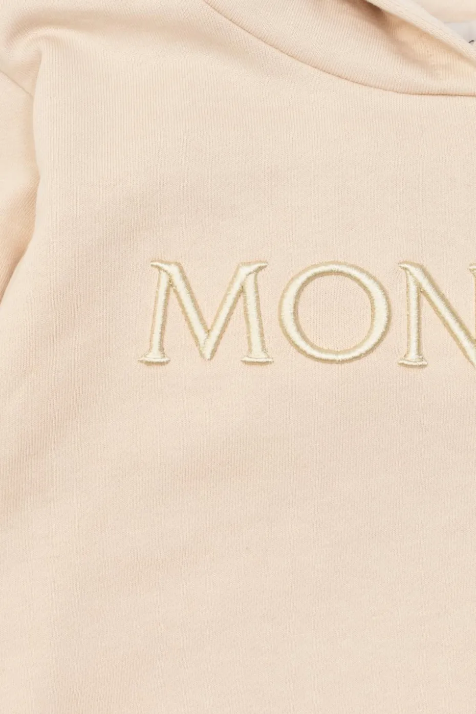 Moncler Enfant beżowy Bluza z logo