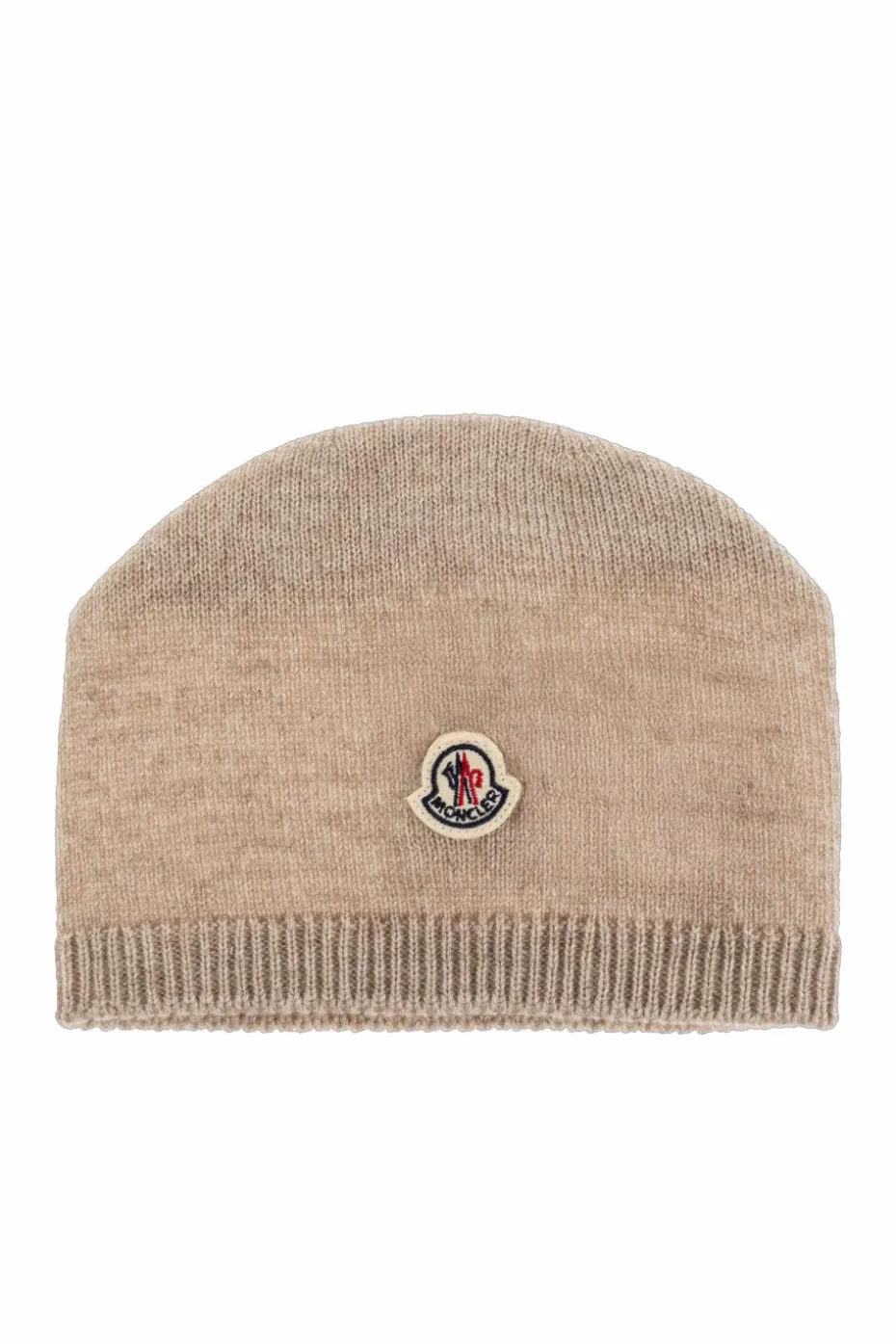 Moncler Enfant beżowy Kaszmirowa czapka