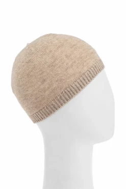 Moncler Enfant beżowy Kaszmirowa czapka