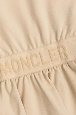 Moncler Enfant beżowy Sukienka z logo