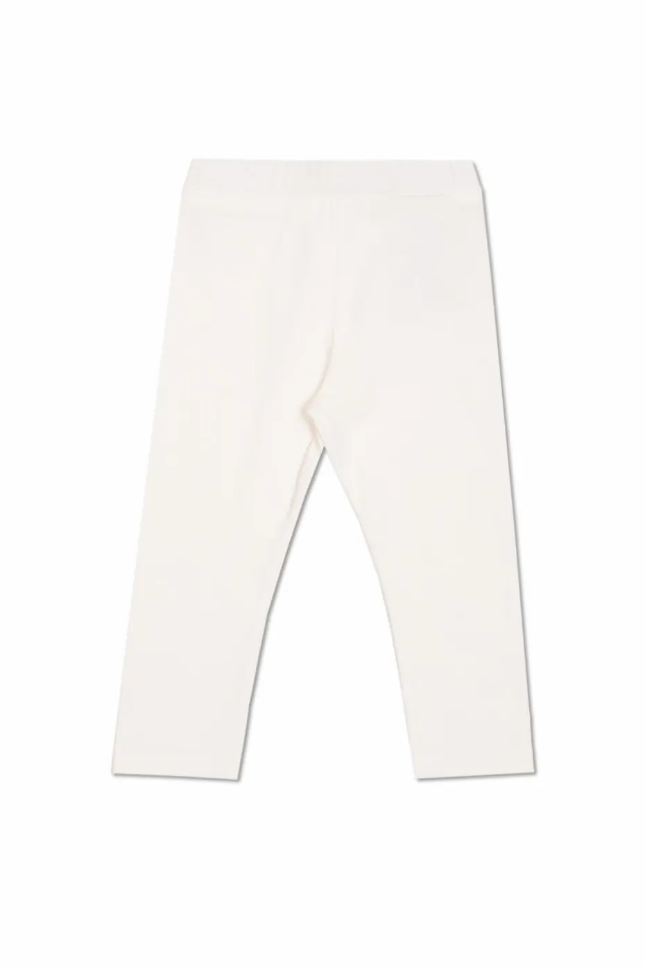 Moncler Enfant BIAŁY Bawełniane legginsy