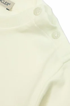 Moncler Enfant BIAŁY Bluza z logo