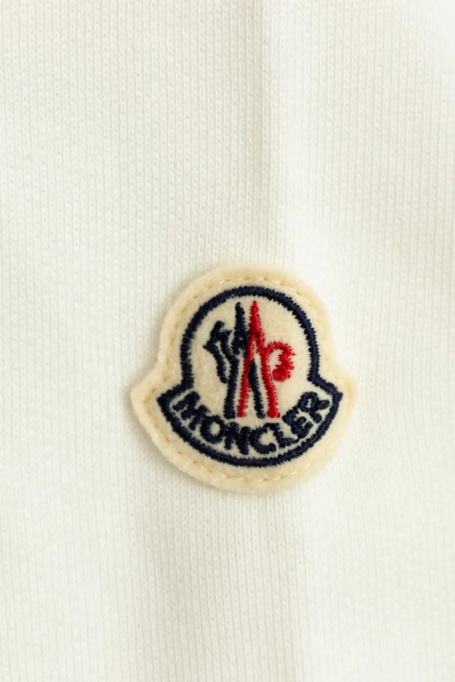 Moncler Enfant BIAŁY Bluza z kapturem