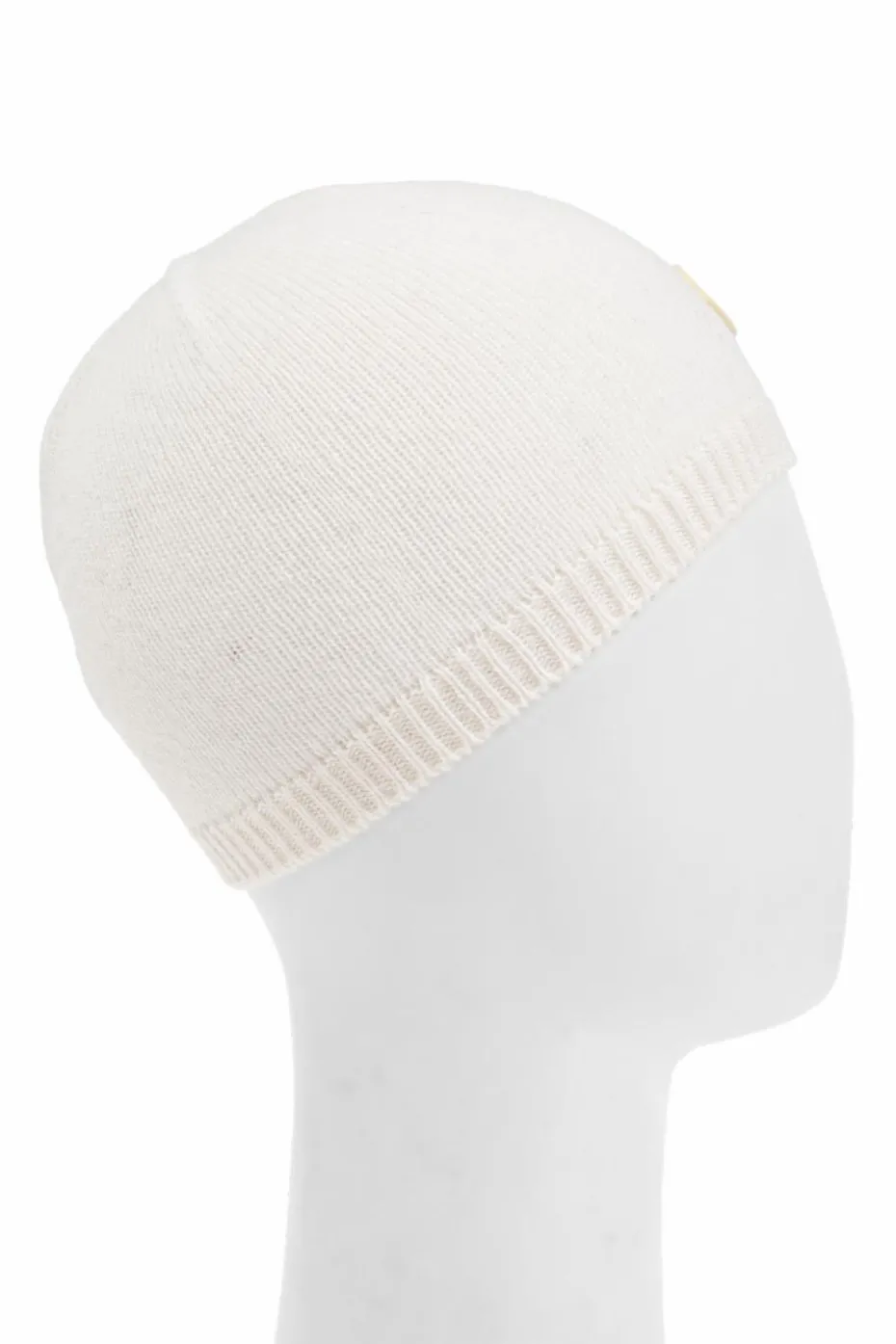 Moncler Enfant BIAŁY Kaszmirowa czapka