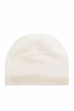 Moncler Enfant BIAŁY Kaszmirowa czapka