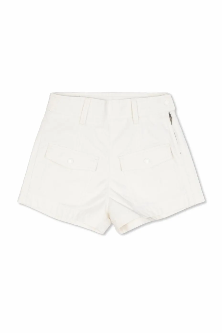Moncler Enfant BIAŁY Szorty z kieszeniami
