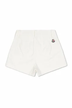 Moncler Enfant BIAŁY Szorty z kieszeniami