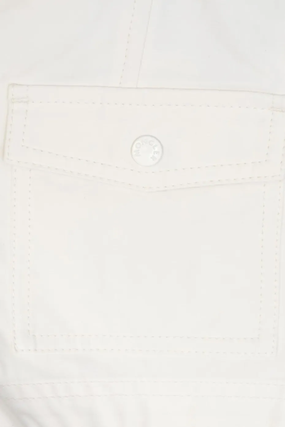 Moncler Enfant BIAŁY Szorty z kieszeniami