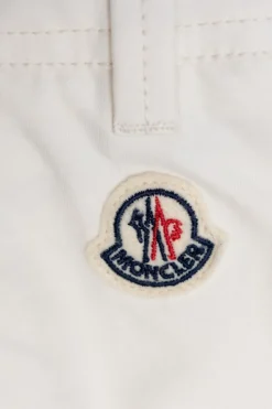 Moncler Enfant BIAŁY Szorty z kieszeniami