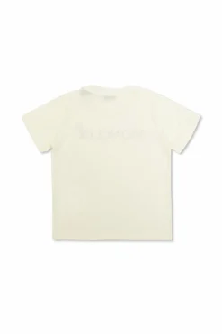Moncler Enfant BIAŁY T-shirt z logo