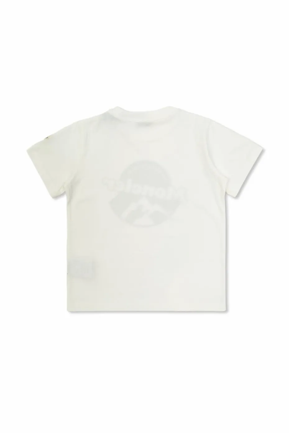 Moncler Enfant BIAŁY T-shirt z nadrukiem
