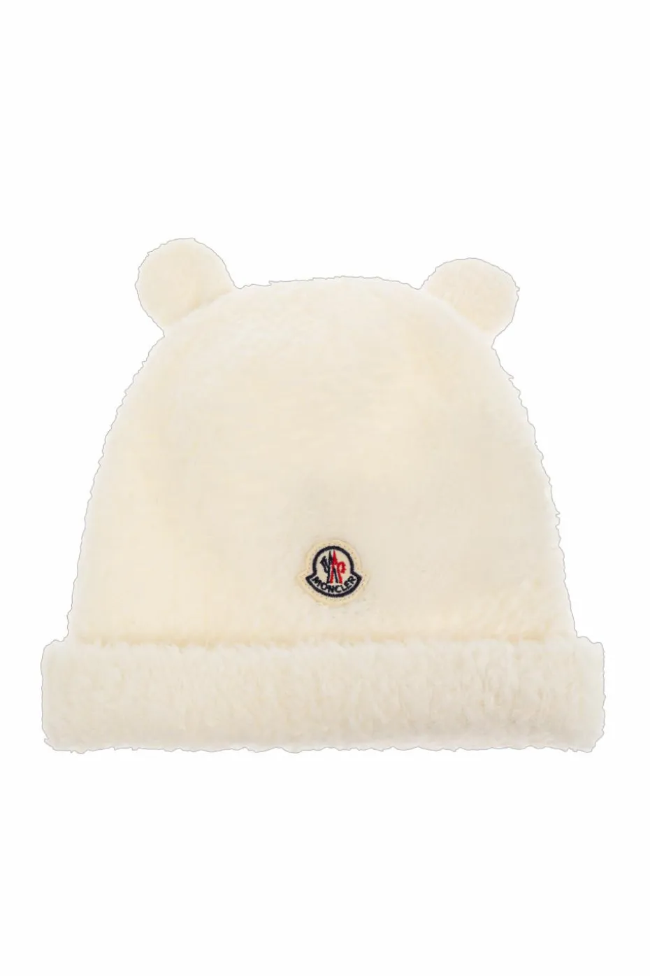 Moncler Enfant BIAŁY Wełniana czapka
