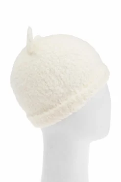 Moncler Enfant BIAŁY Wełniana czapka