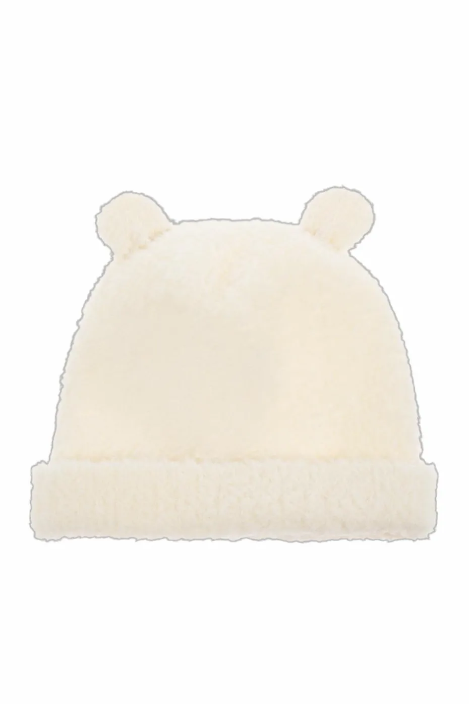 Moncler Enfant BIAŁY Wełniana czapka