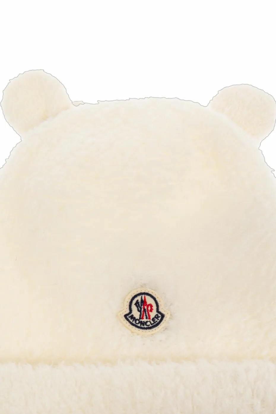 Moncler Enfant BIAŁY Wełniana czapka